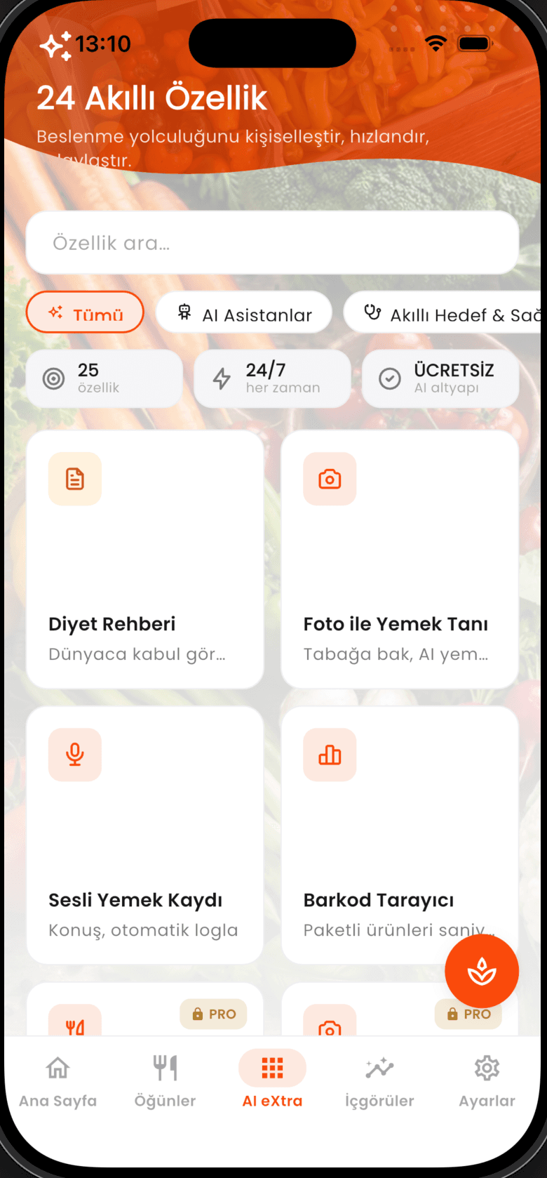 Yasemin Gün mobil uygulaması AI eXtra ekranı